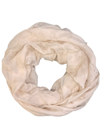 Foulard rose pâle en soie