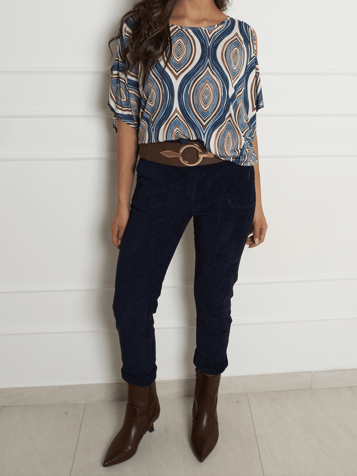 Blouse avec motifs abstraits