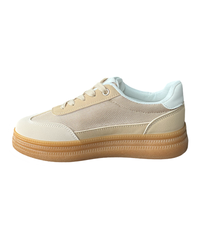 Sneaker beige et brun