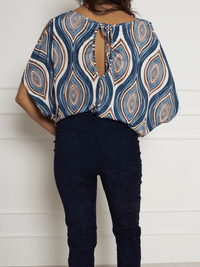 Blouse avec motifs abstraits