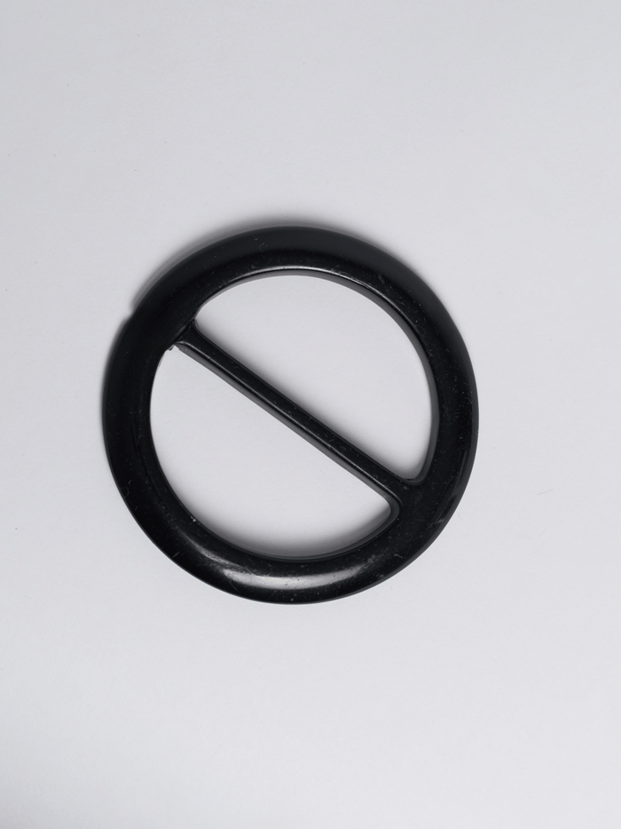 Boucle d’ajustement ronde noire