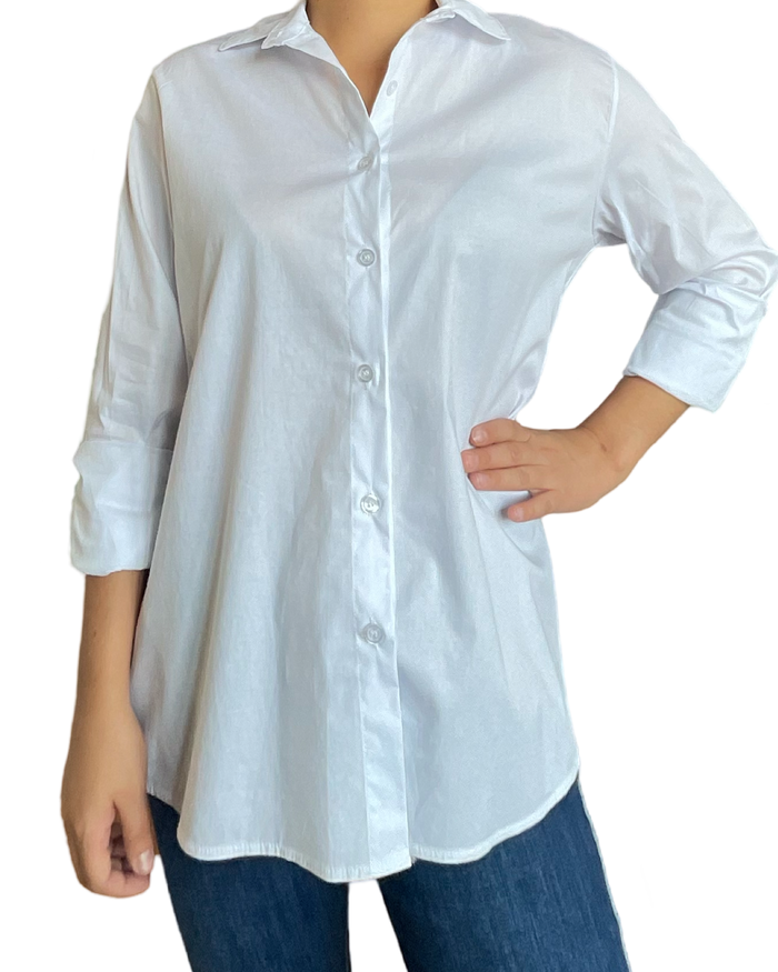 Chemise blanche manche longue