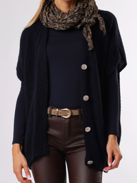 NEW - Veste marine à boutons dorés