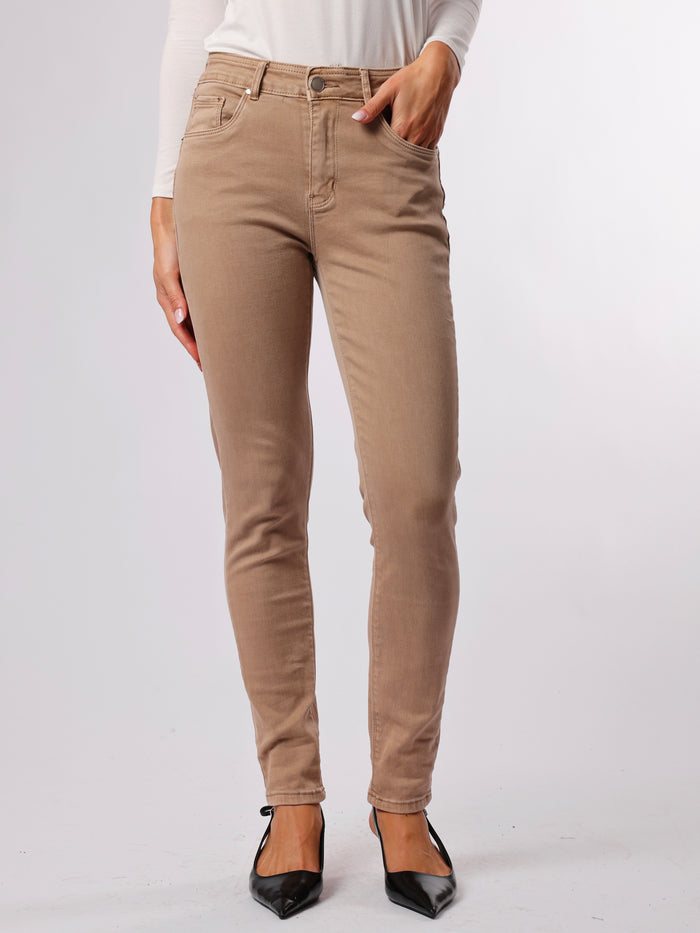NEW - Jeans skinny beige