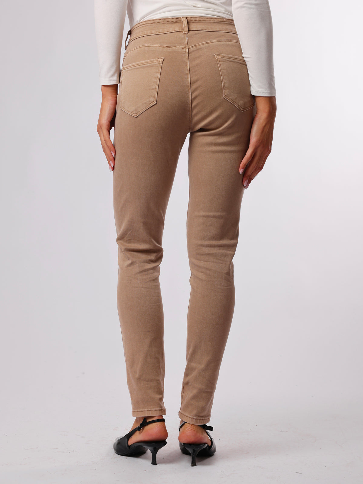 NEW - Jeans skinny beige