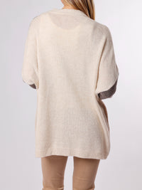 NEW - Veste beige et brun en tricot