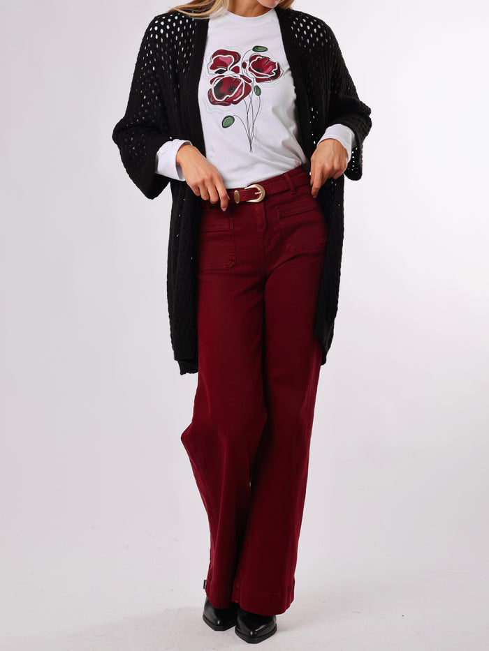 NEW - Cardigan noire en mailles