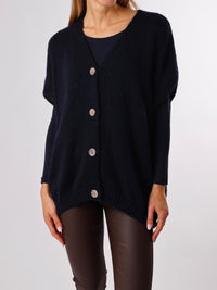NEW - Veste marine à boutons dorés