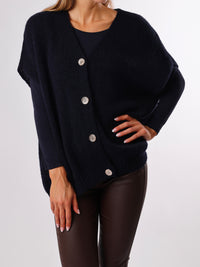 NEW - Veste marine à boutons dorés