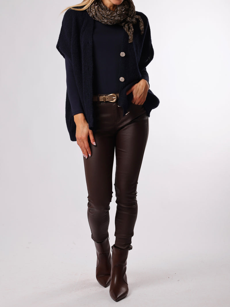 NEW - Veste marine à boutons dorés