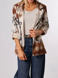 NEW - Veston beige avec imprimé de Snoopy