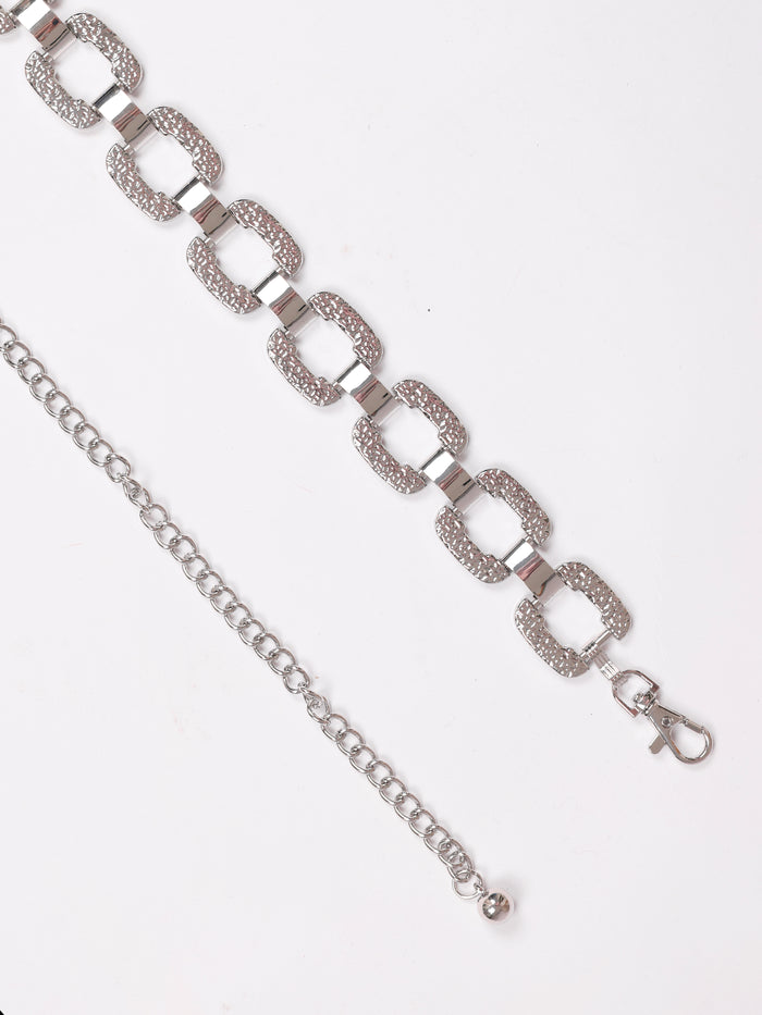 NEW - Ceinture argent en chaîne