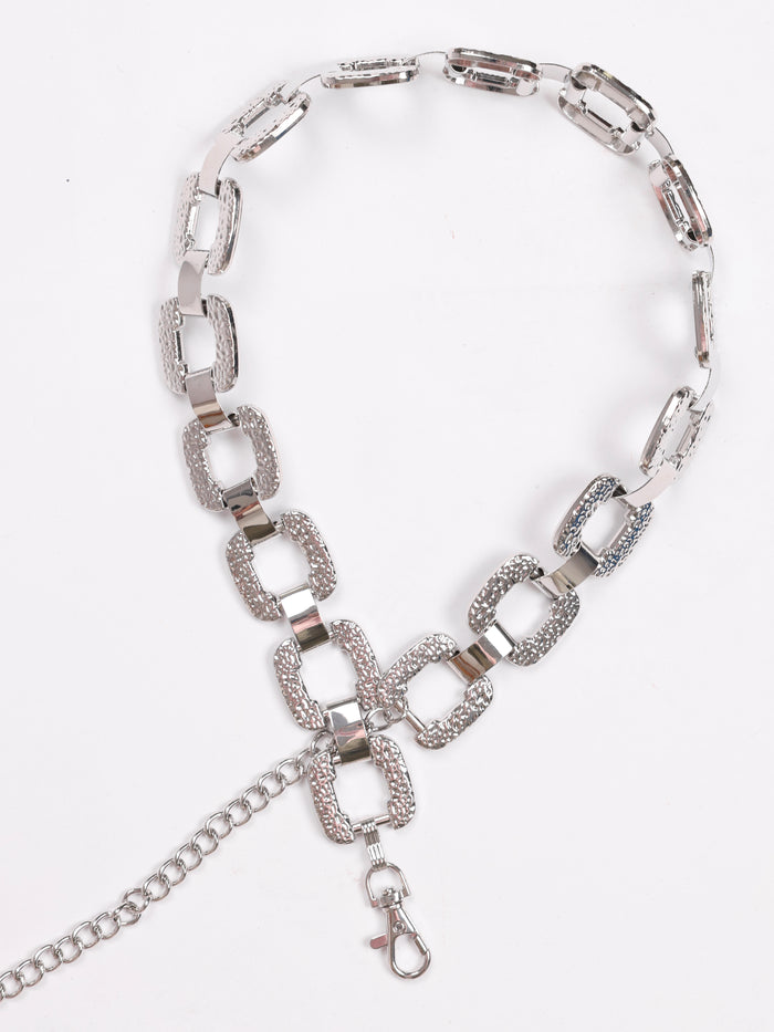 NEW - Ceinture argent en chaîne