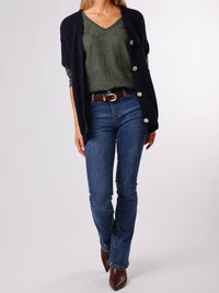 NEW - Jeans flare bleu moyen