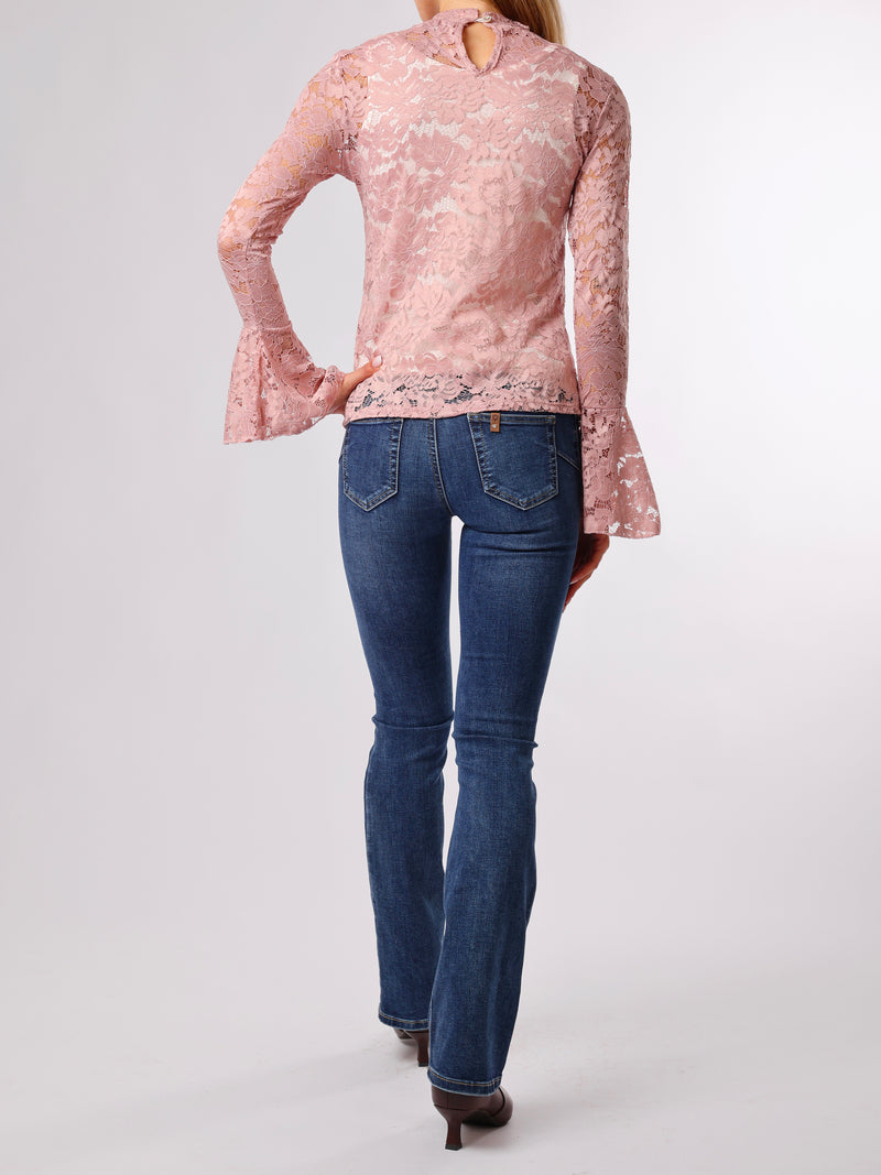 NEW - Jeans flare bleu moyen