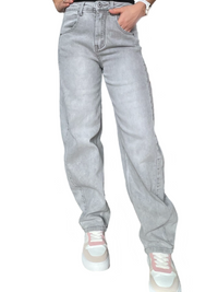 Jeans baggy gris