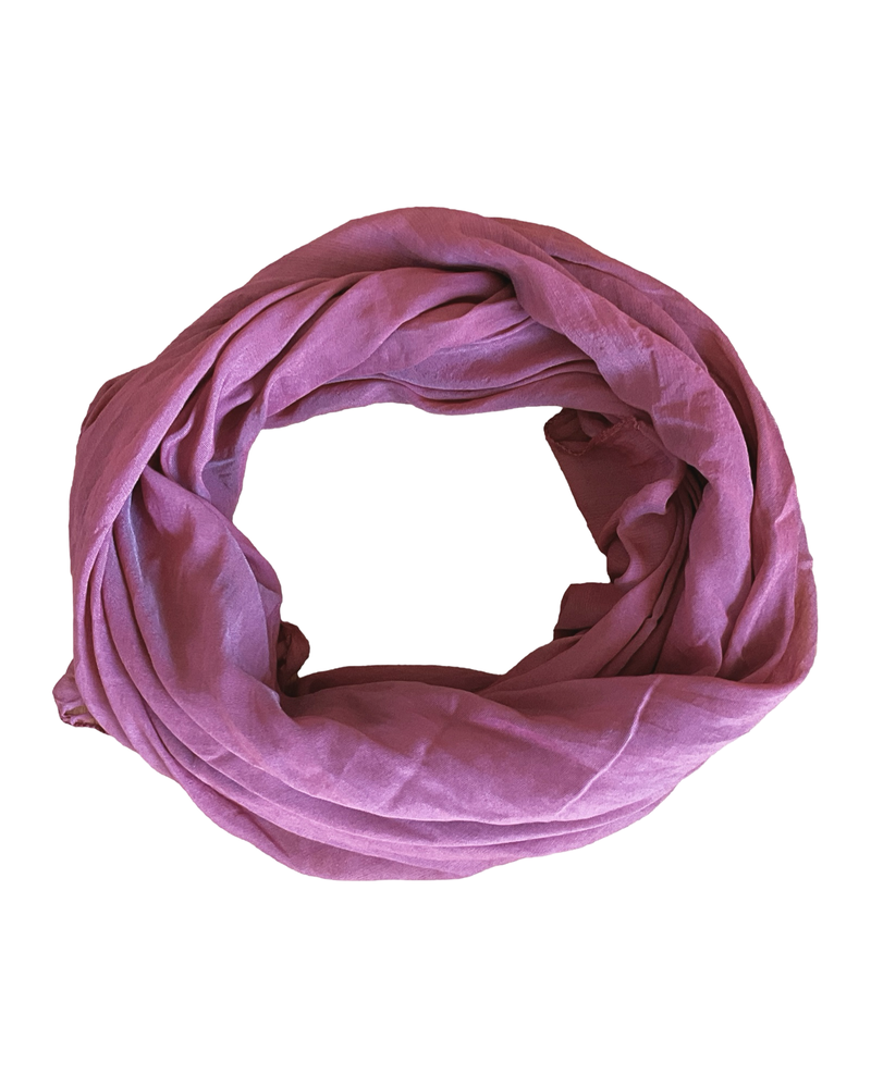 Foulard bourgogne pâle pour femme.