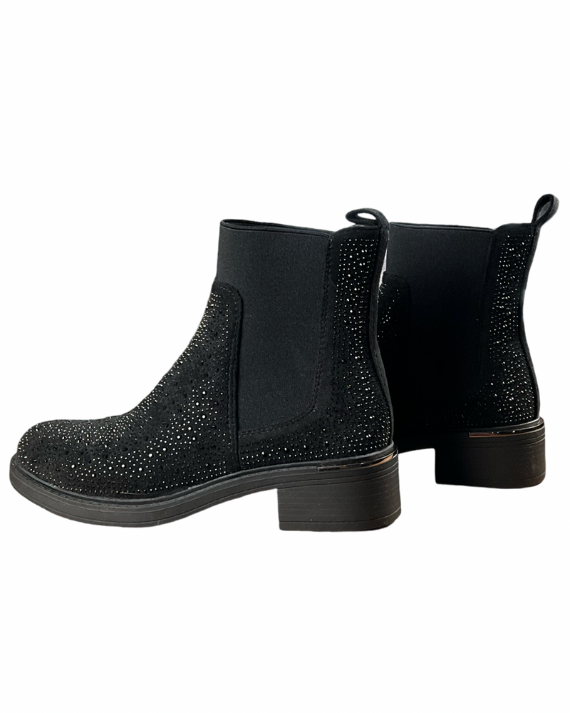 Botte noir brillante pour femme 2 bottes