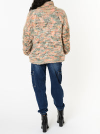 NEW - Chandail en tricot orange et vert