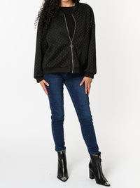 NEW - Chandail noir avec brillants