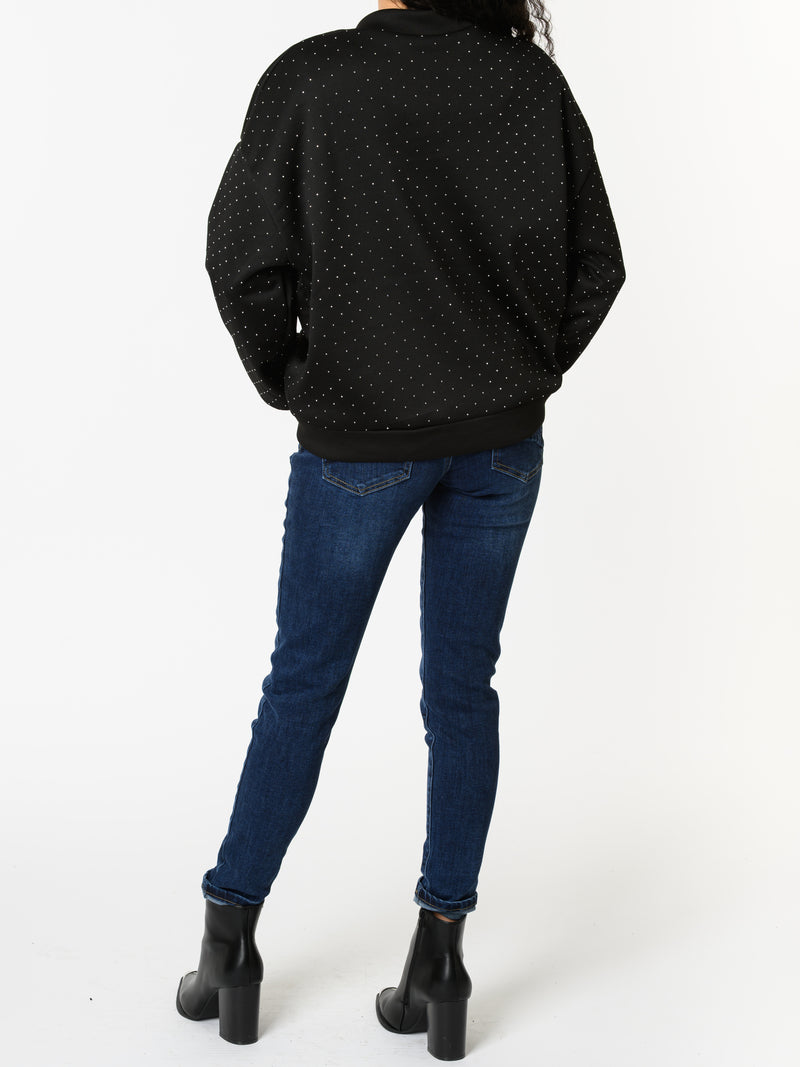 NEW - Chandail noir avec brillants