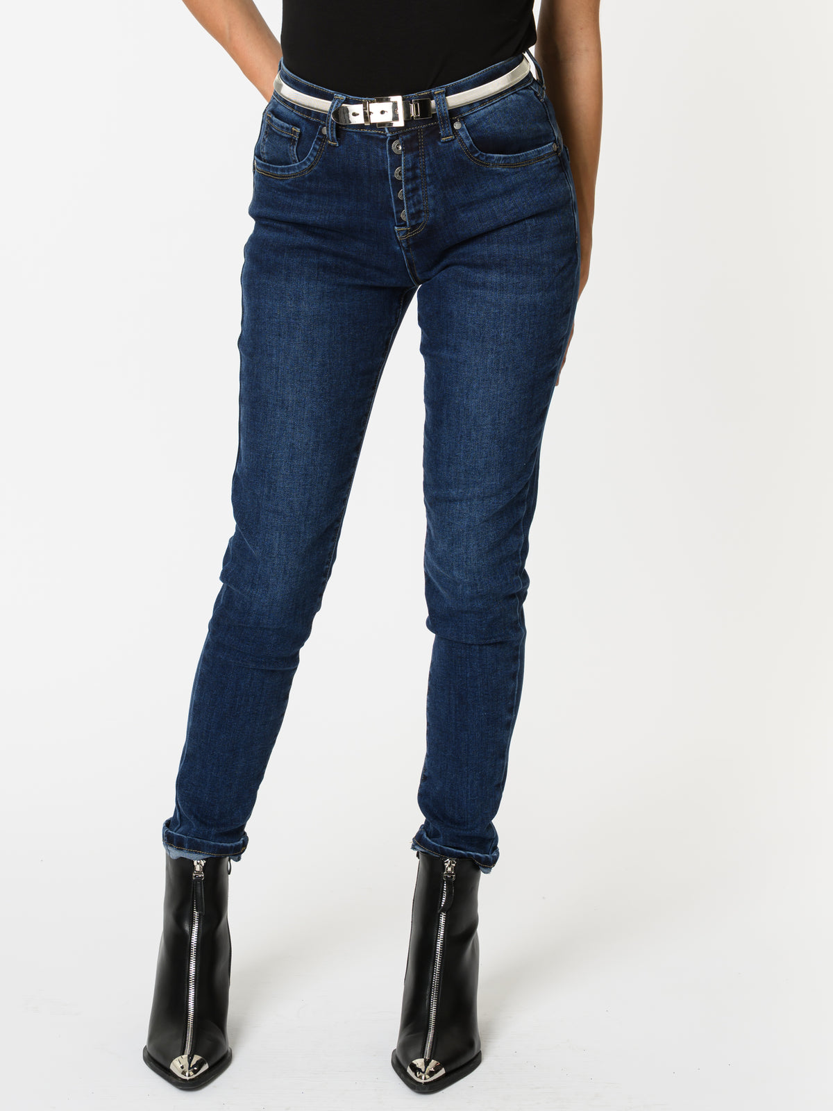 NEW - Jeans skinny bleu foncé