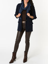 NEW - Veston marine en velours