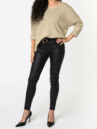 NEW - Chandail beige avec dorures