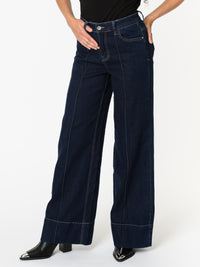 NEW - Jeans évasé bleu foncé