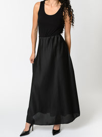 NEW - Jupe satinée noire