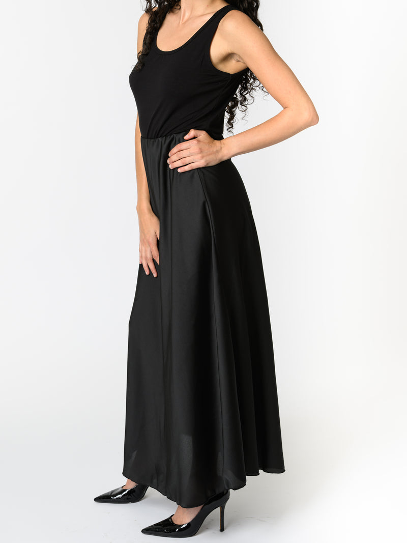 NEW - Jupe satinée noire