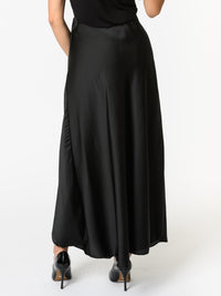 NEW - Jupe satinée noire