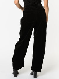 NEW - Jeans baggy noir en velours
