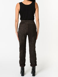 NEW - Pantalon brun avec imprimé animal