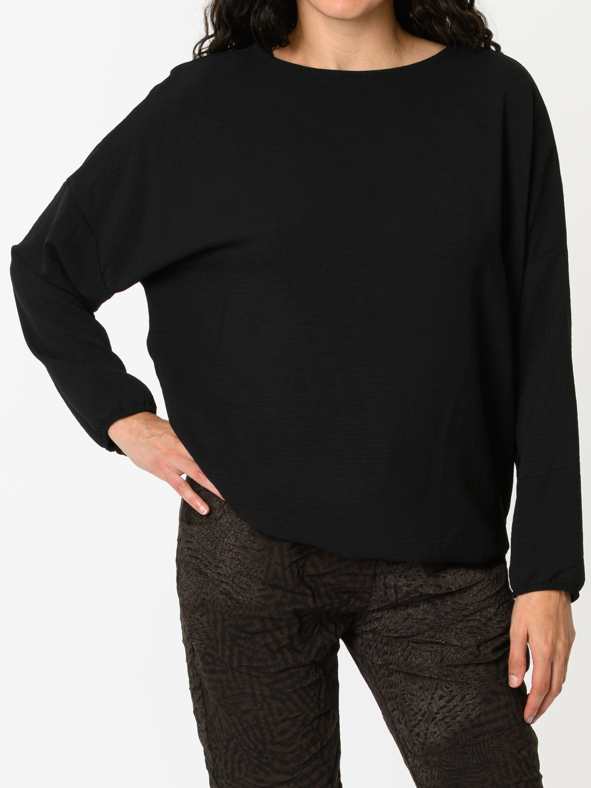 NEW - Chandail noir manche longue