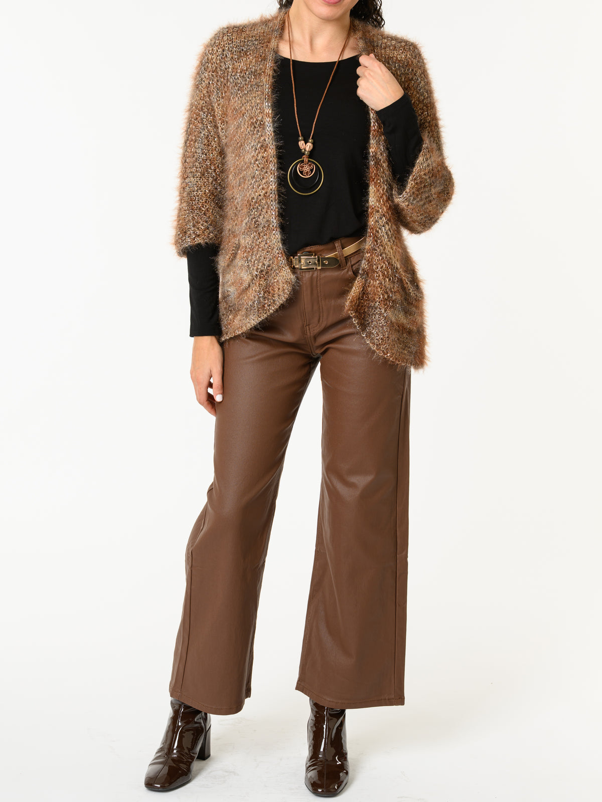 NEW - Veste camel avec paillettes