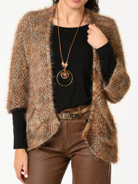 NEW - Veste camel avec paillettes