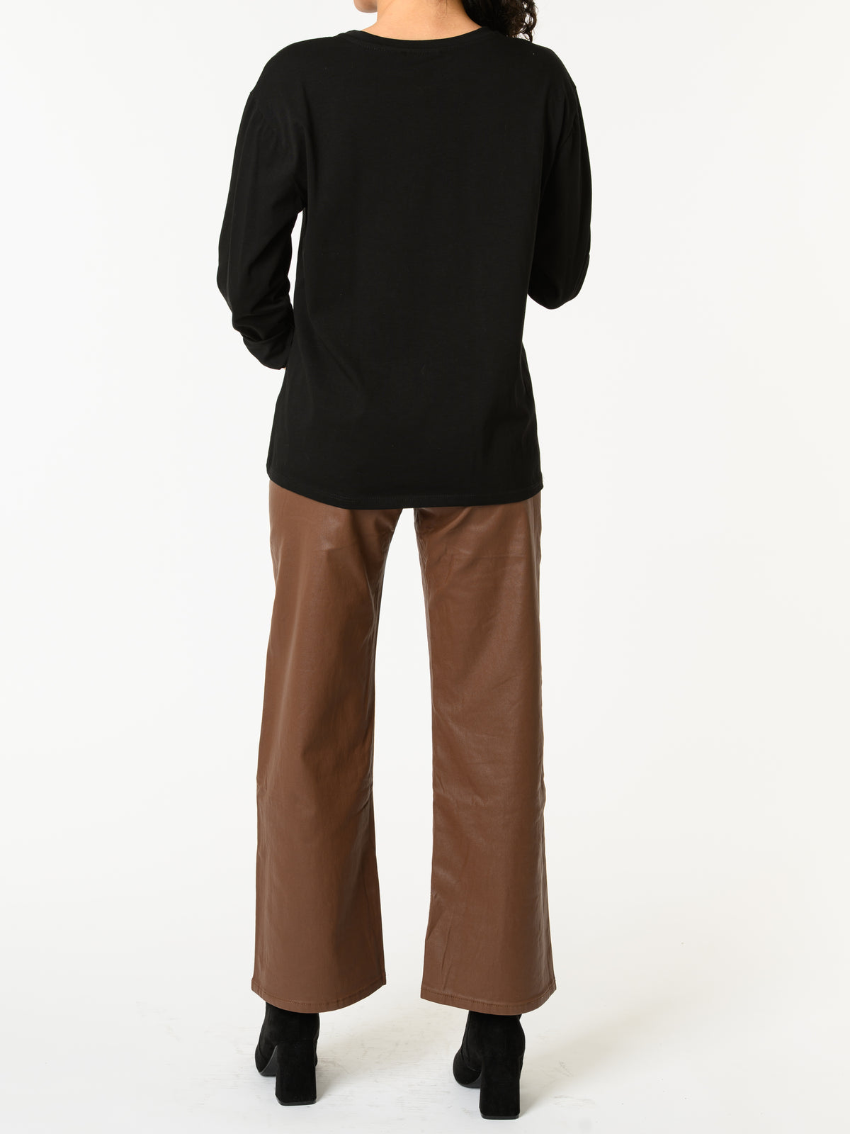 NEW - Chandail noir avec imprimé de Snoopy léopard