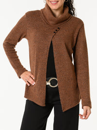 NEW - Chandail marron à col roulé