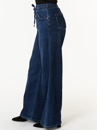 NEW - Jeans évasé à taille élastique