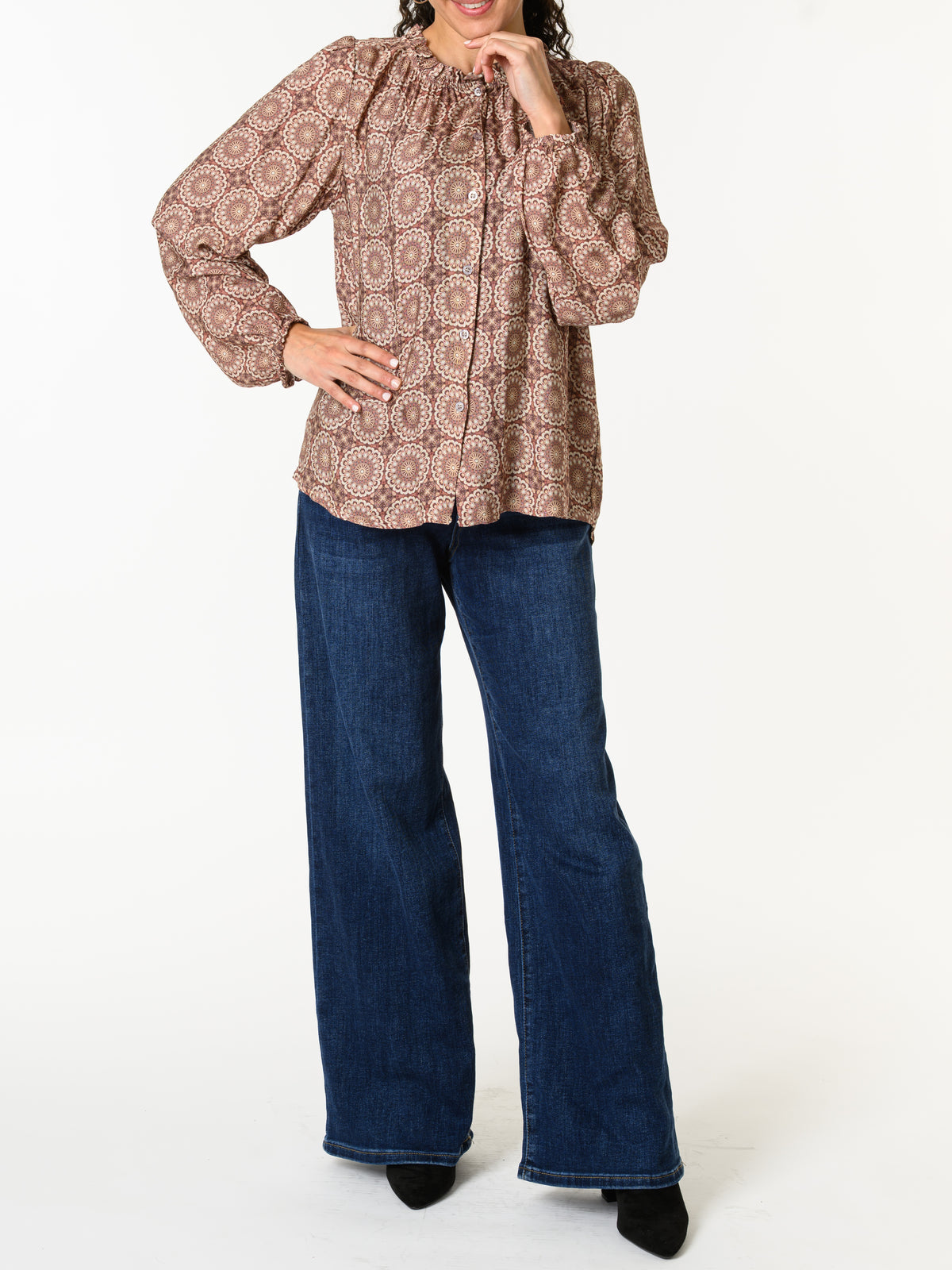 NEW - Chemise bohème à manches longues