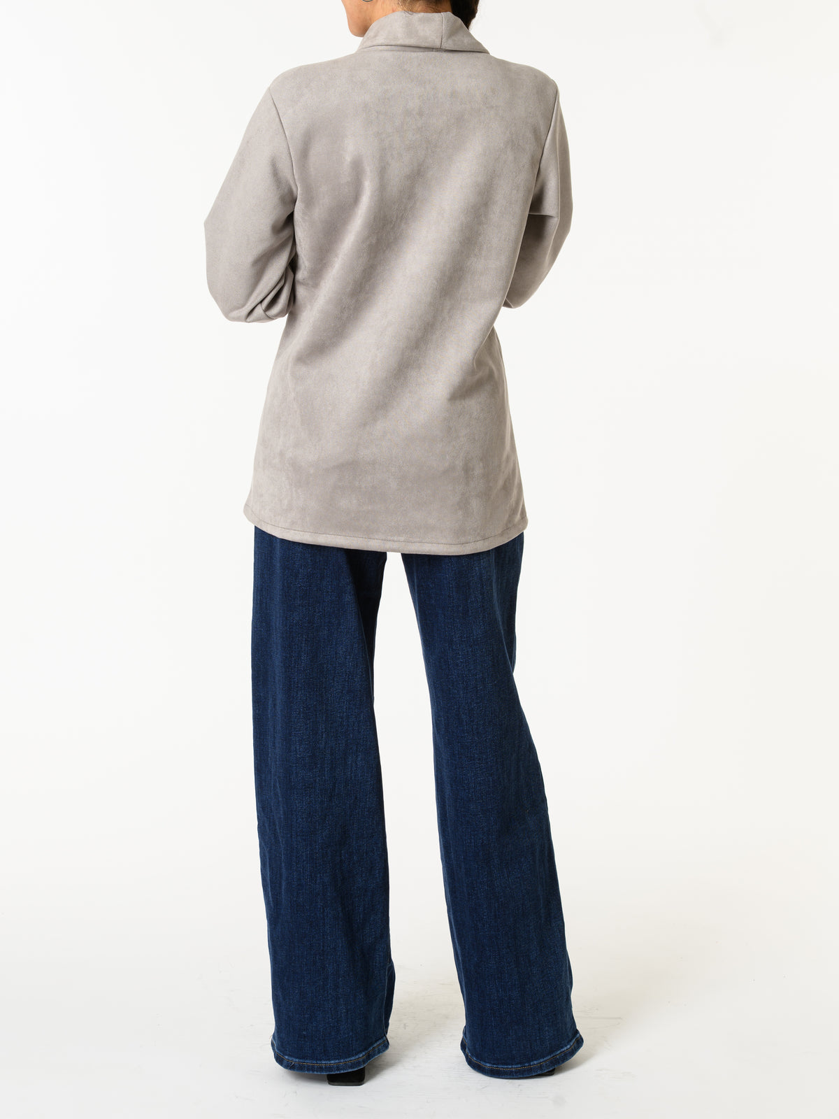 NEW - Veston gris avec poches en avant