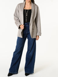 NEW - Veston gris avec poches en avant