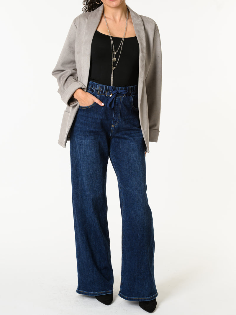 NEW - Veston gris avec poches en avant