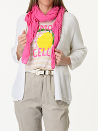 Chandail beige à rayures blanches ''Limoncello''