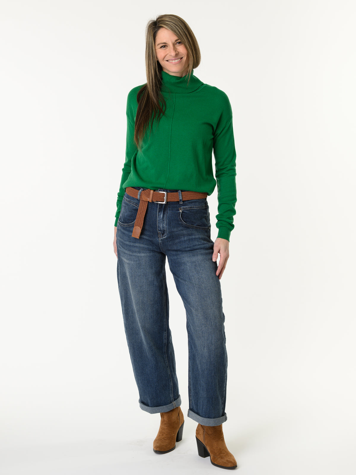 Jeans baggy bleu délavé