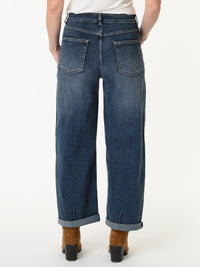 Jeans baggy bleu délavé