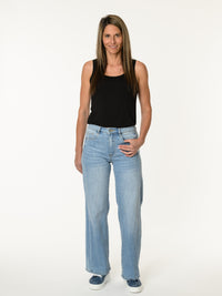 Jeans palazzo bleu clair