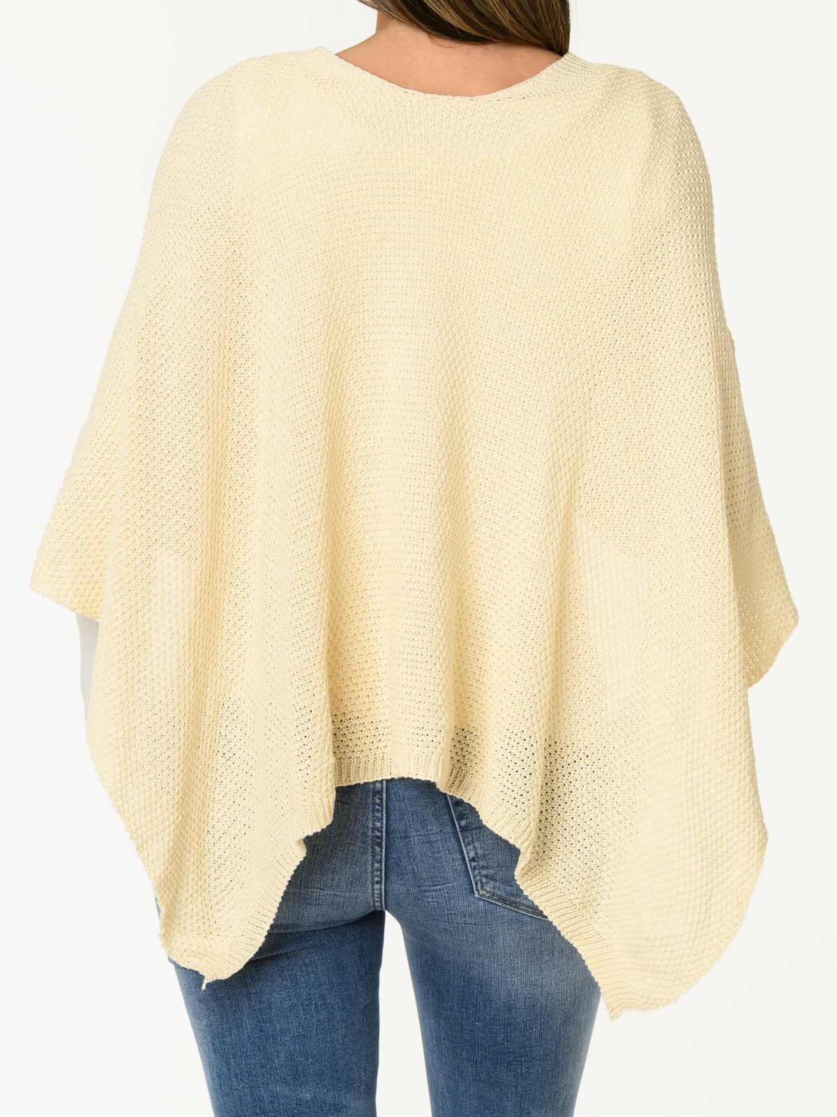 Veste en mailles beige crème