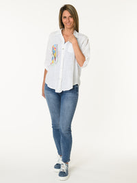 Chemise blanche artiste